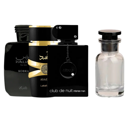 Arabian Heat Fragrance Set | Lattafa Asad, Rasasi Kobra, Armaf CDNIM