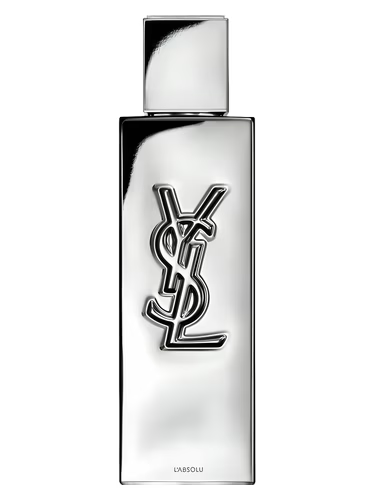 Yves Saint Laurent MYSLF L'Absolu Eau de Parfum bottle with YSL logo.