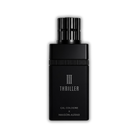Black bottle of Maison Asrar III Thriller XDP cologne with silver text.