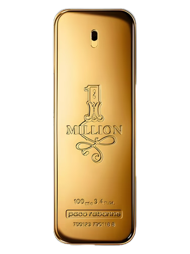 Paco Rabanne 1 Million gold bar shaped perfume bottle