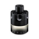 Azzaro The Most Wanted Intense men's fragrance bottle with a black cap resembling a revolver cylinder.