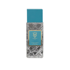 Bujairami Sydney Extrait de Parfum bottle with a turquoise cap and a textured glass body.