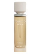 Assaf Tobacco Jam 50 fragrance bottle with a light brown liquid and white cap.