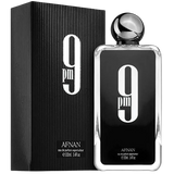Afnan 9PM Eau de Parfum bottle and box with a large 9 PM logo.