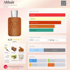 Parfums de Marly Althair fragrance bottle with notes of vanilla, praline, cinnamon, orange blossom, cardamom, and musk.