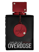 Armaf Club De Nuit Intense Overdose Extrait de Parfum bottle with red cap and red medallion.