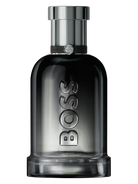 Hugo Boss Bottled Beyond Eau de Parfum for men, dark glass bottle with silver cap.