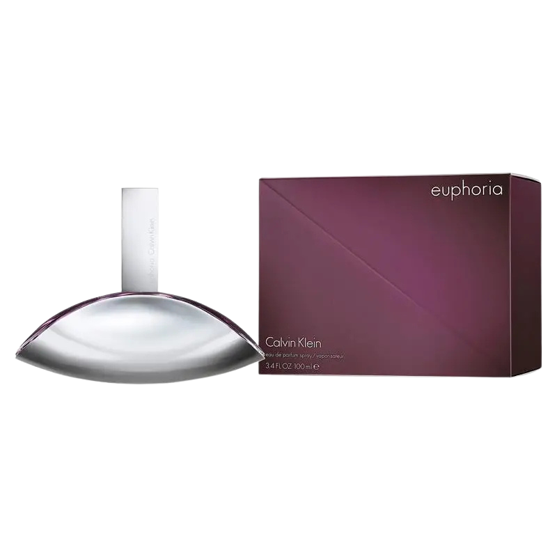 Calvin Klein Euphoria perfume bottle and box.