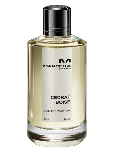 Mancera Cedrat Boise Eau de Parfum bottle with a white label.