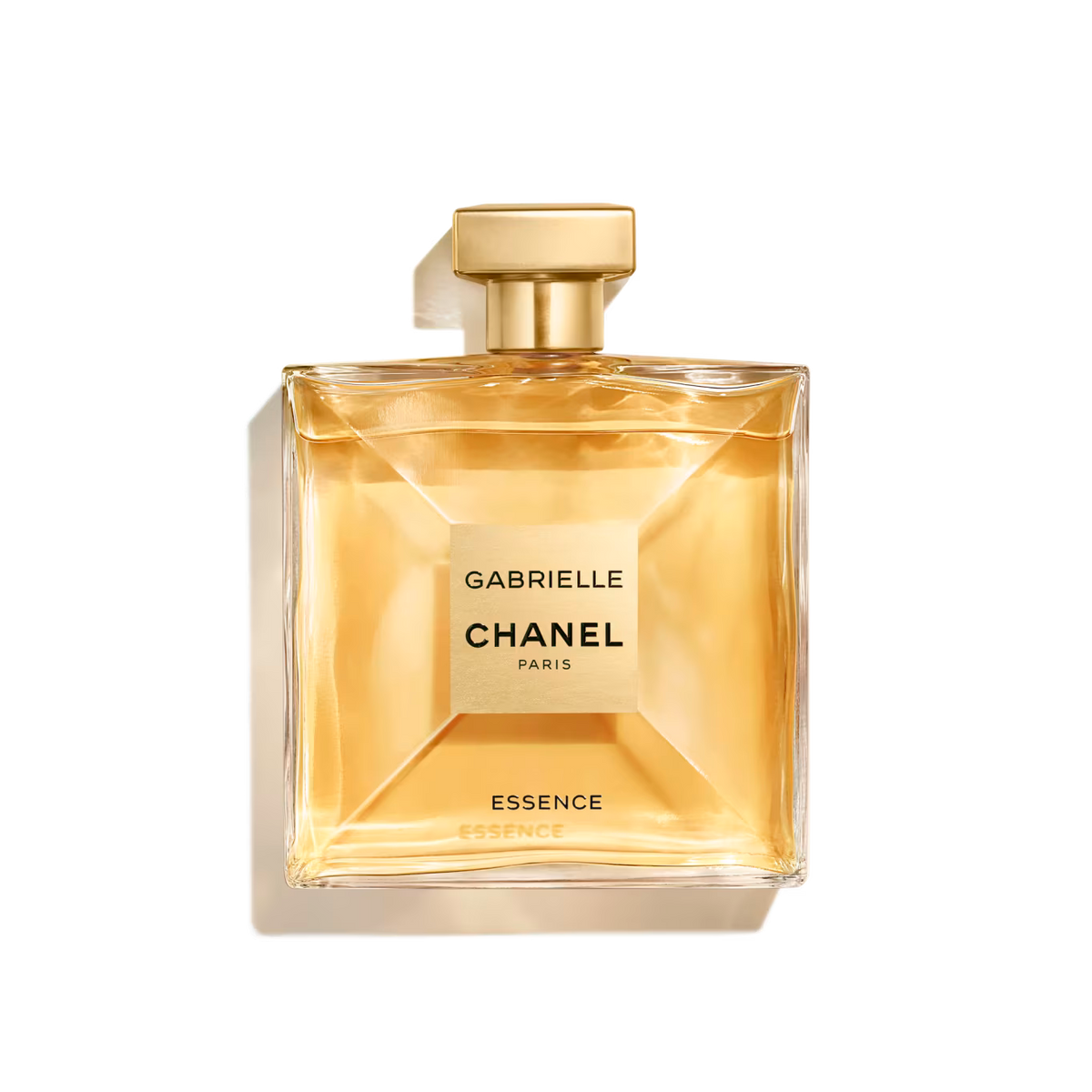 Chanel Gabrielle Essence EDP decant sample bottle with gold cap and label.