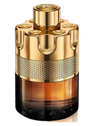 Azzaro Wanted Absolu men's fragrance decant sample bottle with gold cap and amber liquid.