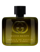 Gucci Guilty Absolu de Parfum Pour Homme fragrance bottle with black cap.