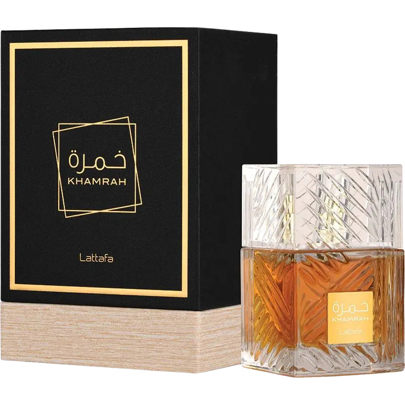 Lattafa Khamrah Eau de Parfum authentic fragrance decant from Fragrance ADDX.