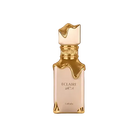 Lattafa Eclaire EDP decant sample bottle with gold accents and white label.