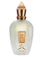 Xerjoff Naxos Eau de Parfum bottle with gold accents and the letter X on the label.