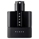 Prada Luna Rossa Black Eau de Parfum bottle with 'PRADA' and 'BLACK' text.