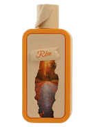 Riiffs Seasons Rise Eau de Parfum decant bottle with a label showing the word 'Rise' and a forest road.