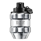 Viktor & Rolf Spicebomb Metallic Musk Eau de Parfum bottle with black cap and tag.