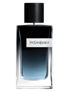 Yves Saint Laurent Y Eau de Parfum bottle with a black cap and a white label.